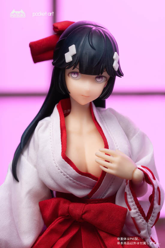 pocket art Series HASUKI PA005 Exorcism Shrine Maiden Tsubaki