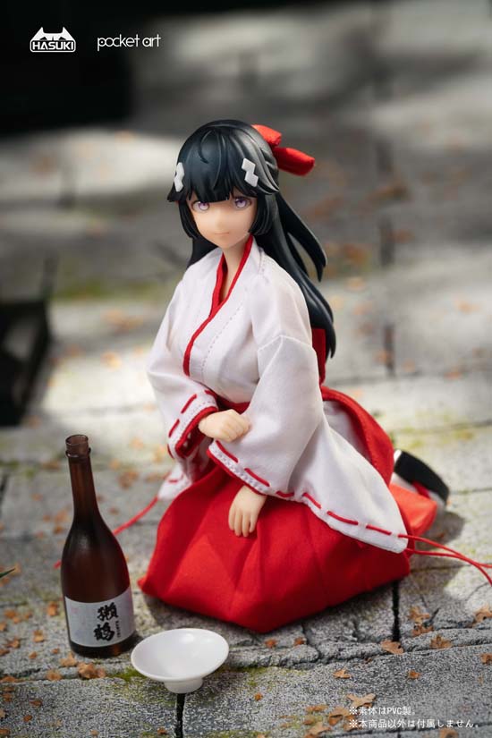 pocket art Series HASUKI PA005 Exorcism Shrine Maiden Tsubaki