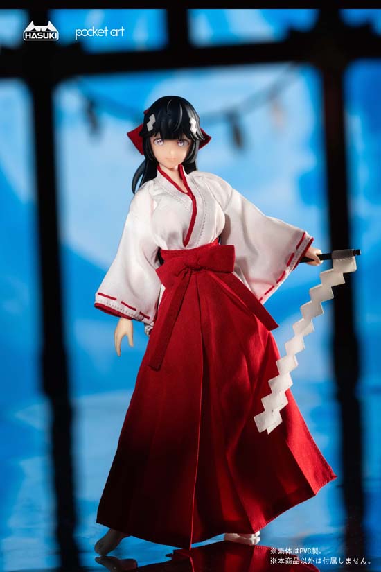 pocket art Series HASUKI PA005 Exorcism Shrine Maiden Tsubaki