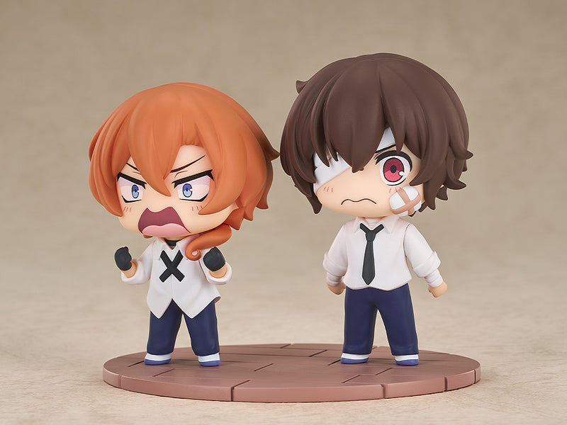 Bungo Stray Dogs WAN! Good Smile Arts Shanghai Chibi Figure Osamu Dazai & Chuya Nakahara: Fourteen-Year-Old Ver.