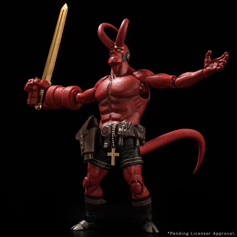 Hellboy 1000 Toys Hellboy 1/12 Scale Action Figure 30th Anniversary Edition