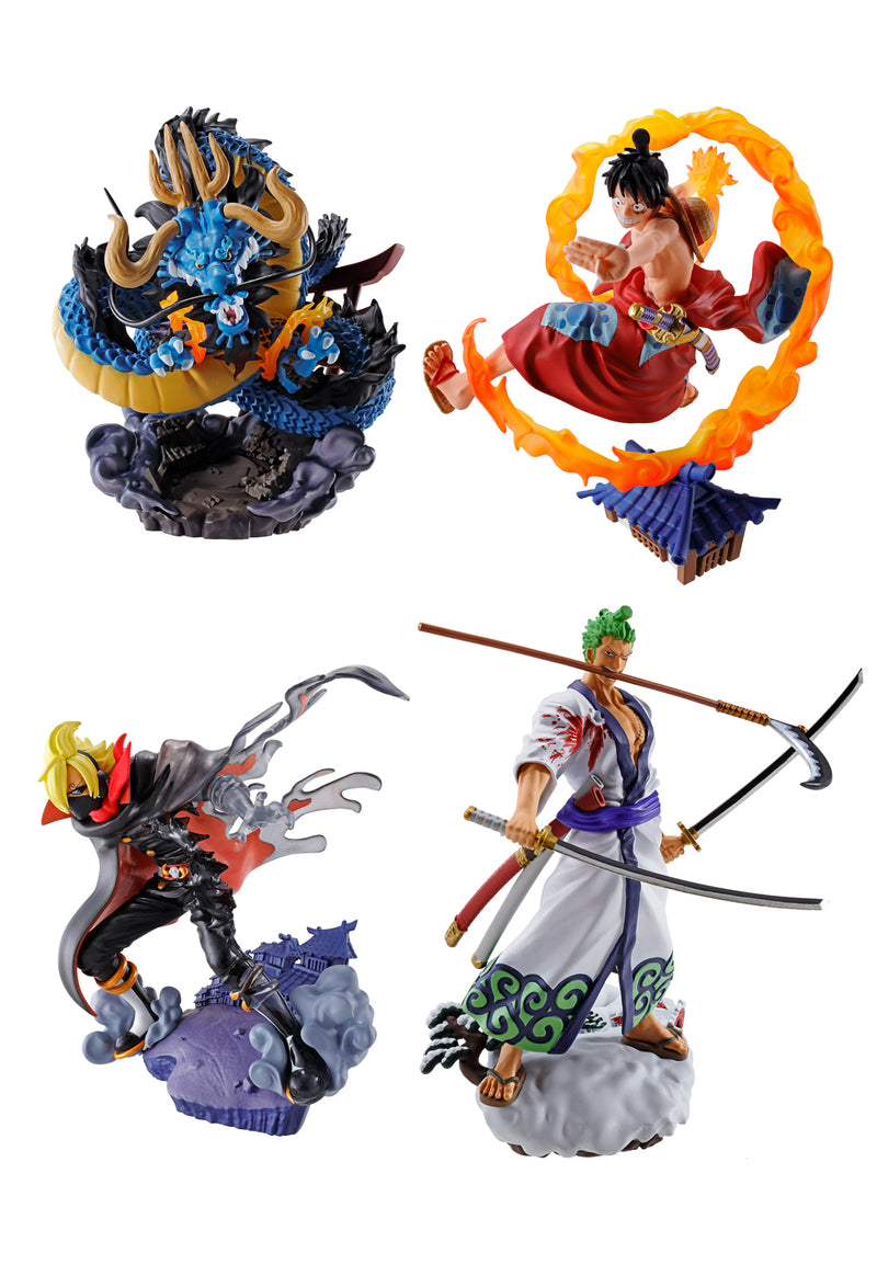 ONE PIECE MEGAHOUSE Petitrama DX LOGBOX RE BIRTH Wano Kuni vol.1 set