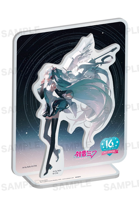 Vocaloid Star mine Hatsune Miku Happy 16th Birthday Acrylic Diorama