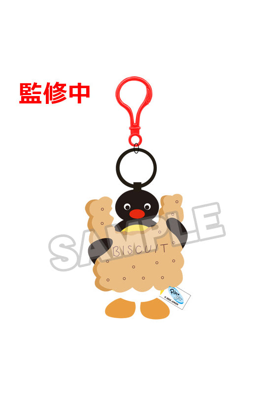 Pingu Good Smile Moment Mokomoko Mascot Key Chain Cookie