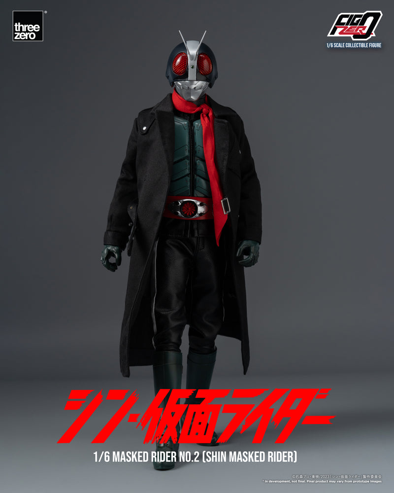 SHIN MASKED RIDER threezero 3A FigZero 1/6 Masked Rider No.2 (SHIN MASKED RIDER)