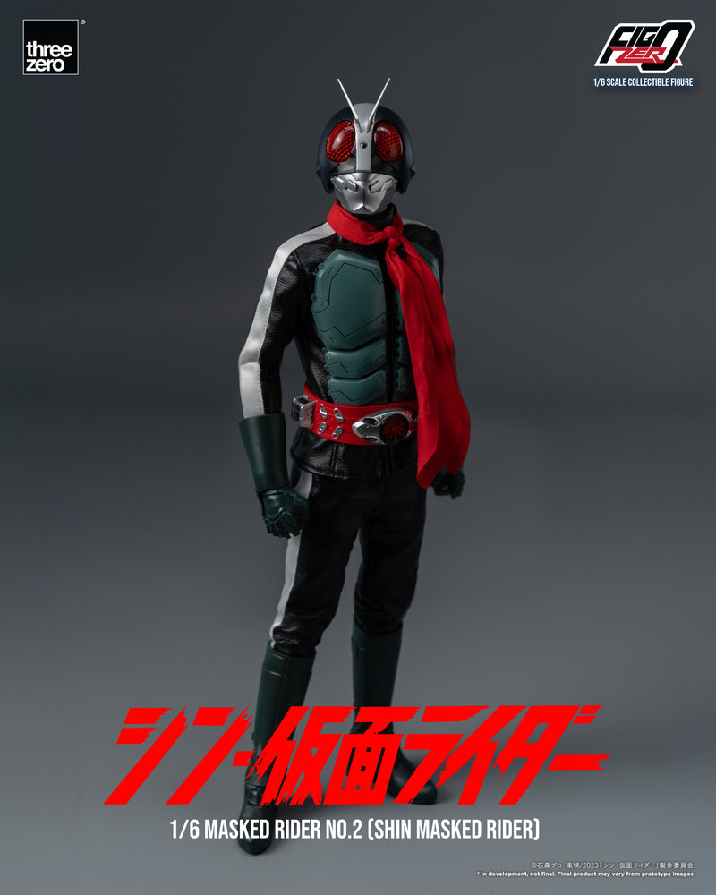 SHIN MASKED RIDER threezero 3A FigZero 1/6 Masked Rider No.2 (SHIN MASKED RIDER)