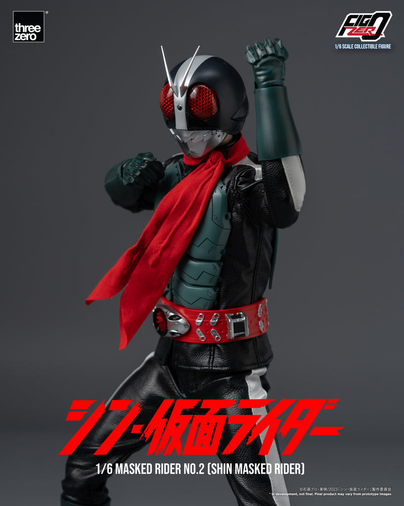 SHIN MASKED RIDER threezero 3A FigZero 1/6 Masked Rider No.2 (SHIN MASKED RIDER)