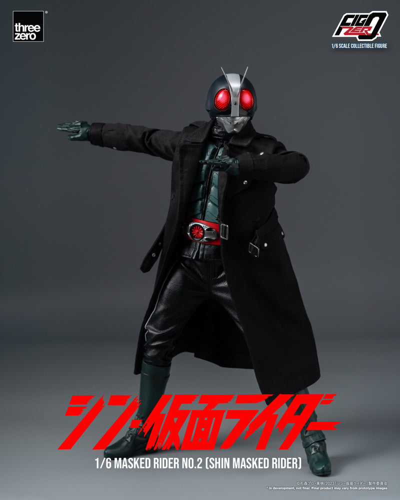 SHIN MASKED RIDER threezero 3A FigZero 1/6 Masked Rider No.2 (SHIN MASKED RIDER)