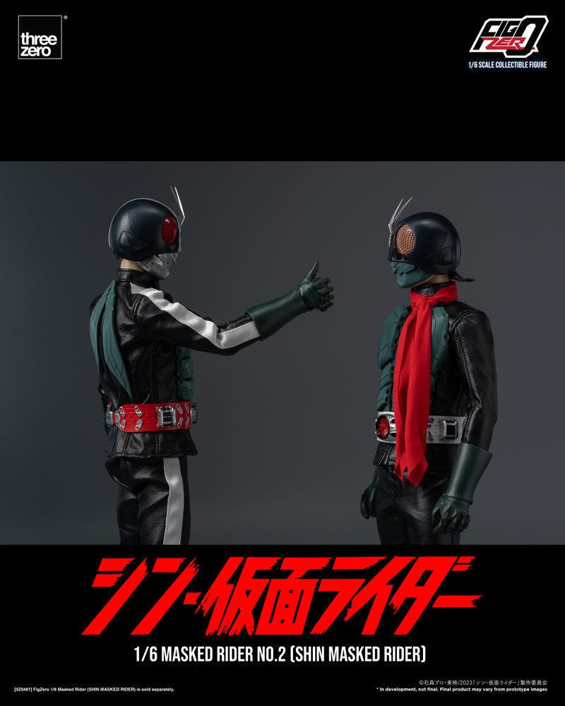 SHIN MASKED RIDER threezero 3A FigZero 1/6 Masked Rider No.2 (SHIN MASKED RIDER)