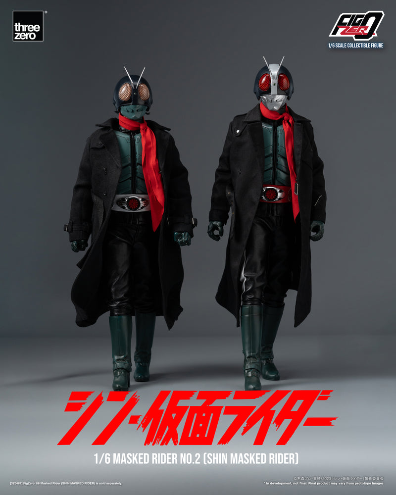 SHIN MASKED RIDER threezero 3A FigZero 1/6 Masked Rider No.2 (SHIN MASKED RIDER)