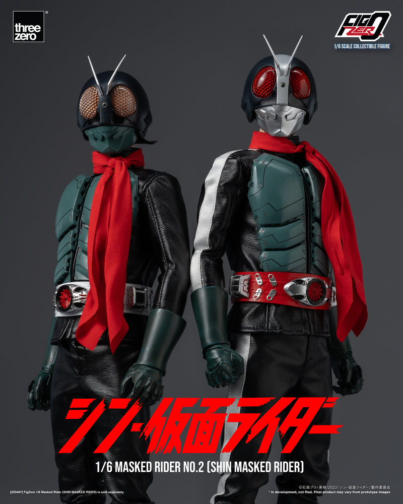 SHIN MASKED RIDER threezero 3A FigZero 1/6 Masked Rider No.2 (SHIN MASKED RIDER)