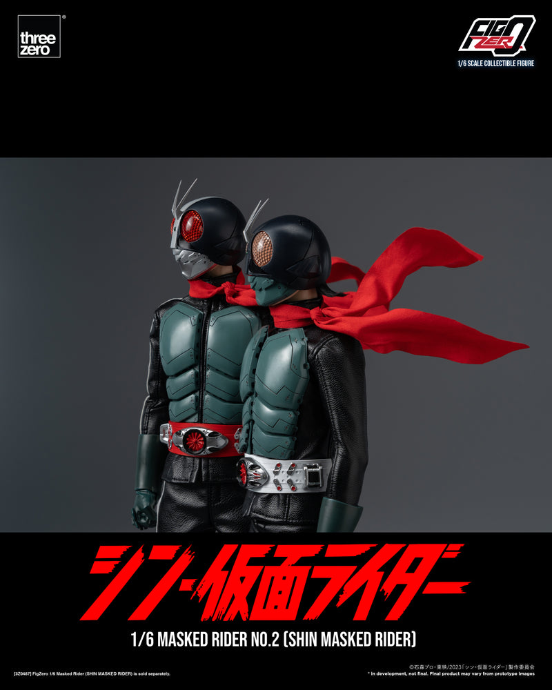 SHIN MASKED RIDER threezero 3A FigZero 1/6 Masked Rider No.2 (SHIN MASKED RIDER)