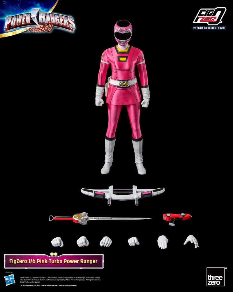 Power Rangers Turbo threezero FigZero 1/6 Pink Power Rangers