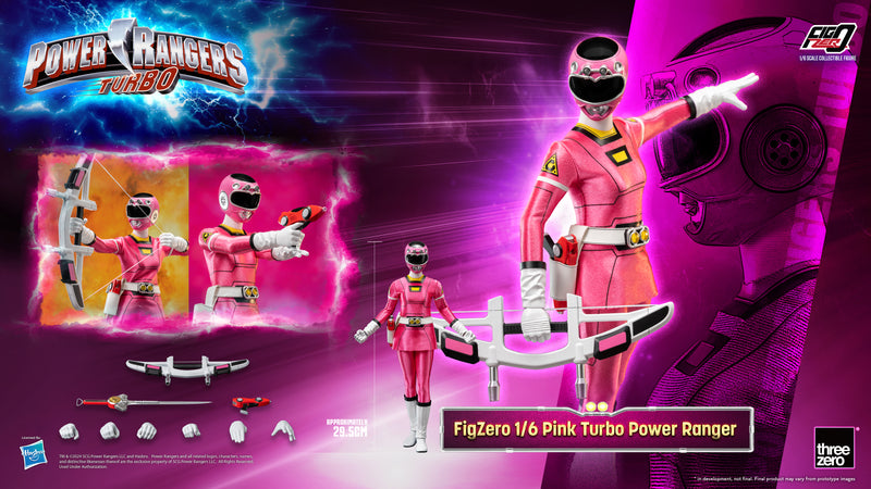 Power Rangers Turbo threezero FigZero 1/6 Pink Power Rangers