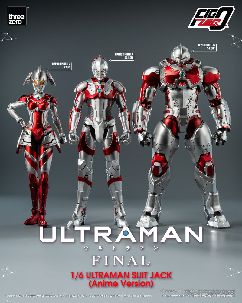 ULTRAMAN THREEZERO FigZero 1/6 ULTRAMAN SUIT JACK (Anime Version)