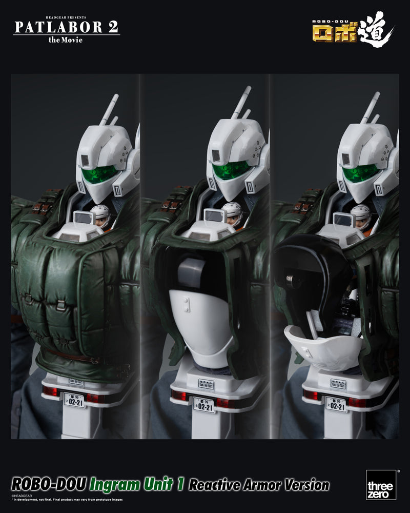 Patlabor 2: The Movie threezero 3A ROBO-DOU Ingram Unit 1 Reactive Armor Version