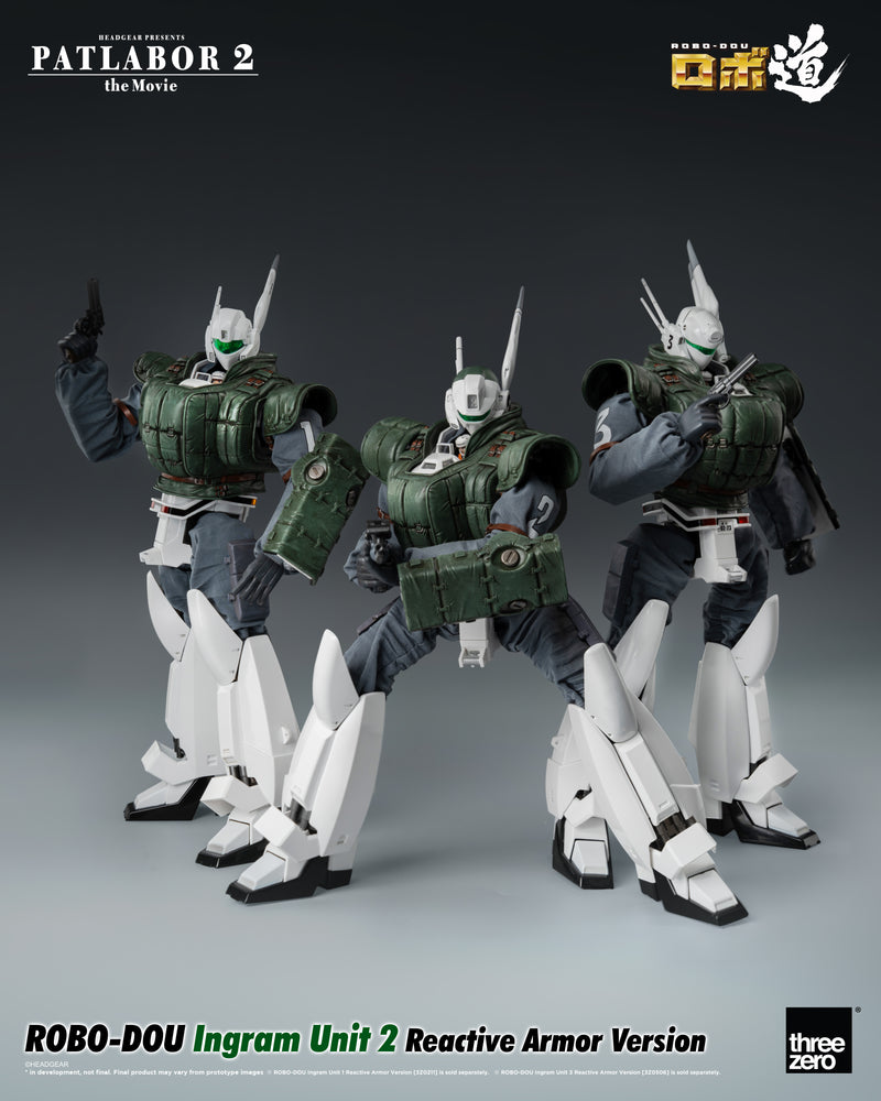 Patlabor 2: The Movie threezero 3A ROBO-DOU Ingram Unit 2 Reactive Armor Version