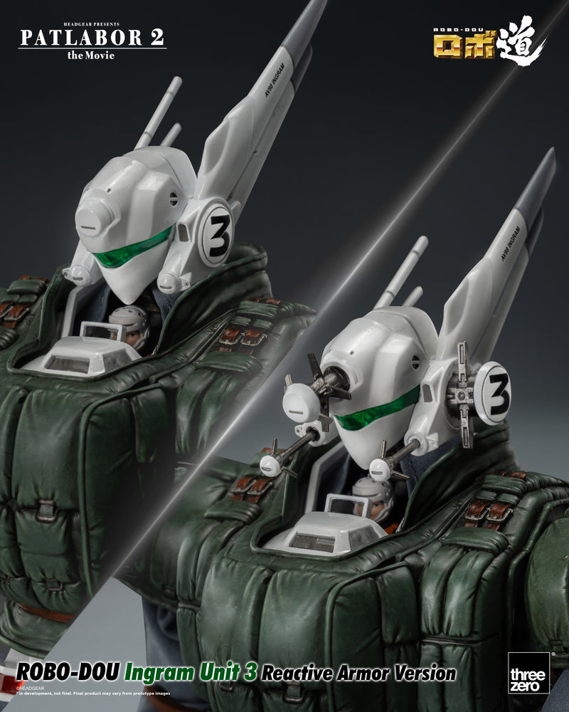 Patlabor 2: The Movie threezero 3A ROBO-DOU Ingram Unit 3 Reactive Armor Version