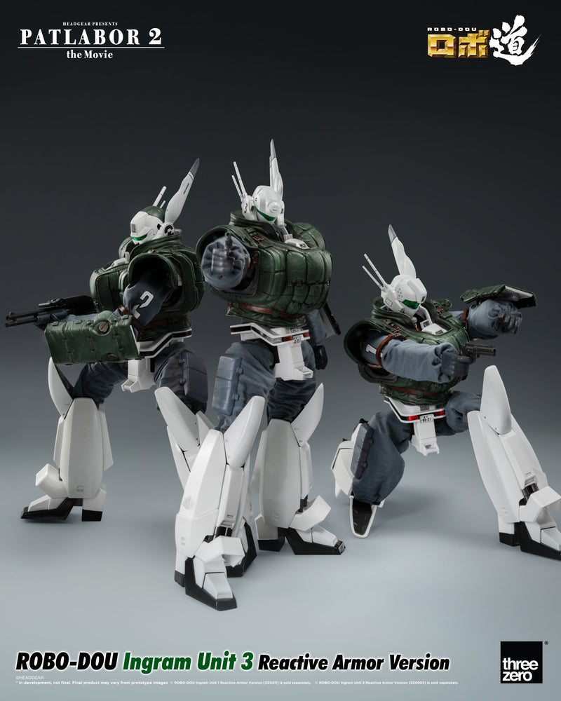 Patlabor 2: The Movie threezero 3A ROBO-DOU Ingram Unit 3 Reactive Armor Version