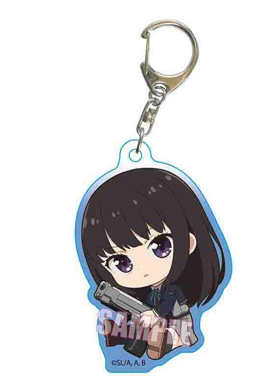 Lycoris Recoil Bell House GyuGyutto Acrylic Key Chain Inoue Takina (School Uniform)