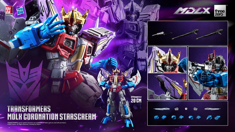 Transformers threezero MDLX Coronation Starscream