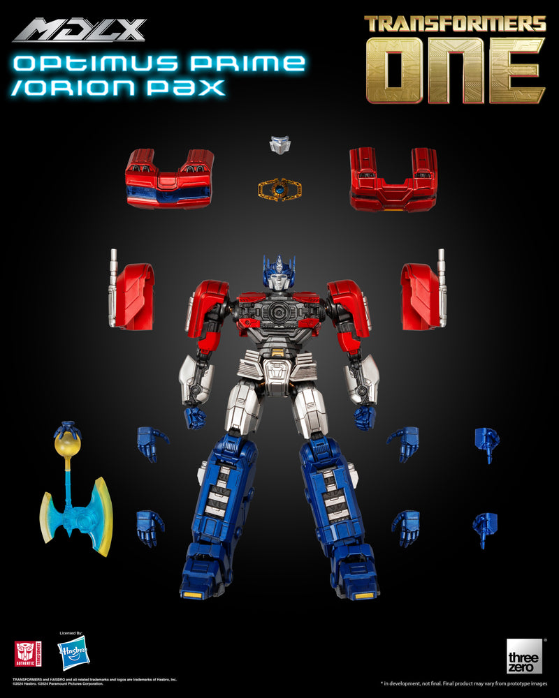 Transformers One threezero MDLX Optimus Prime/Orion Pax