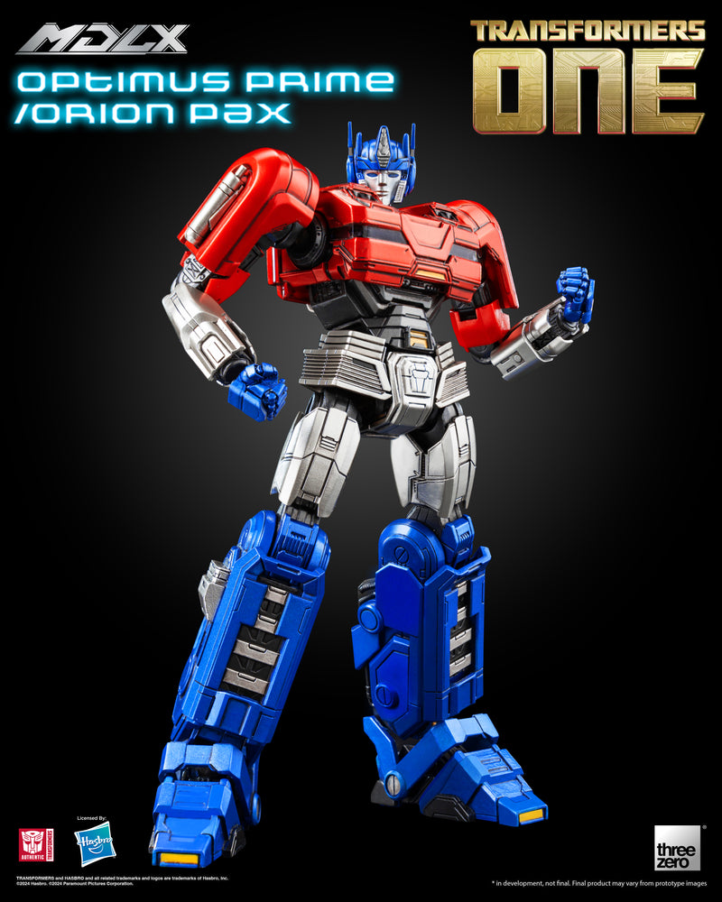 Transformers One threezero MDLX Optimus Prime/Orion Pax