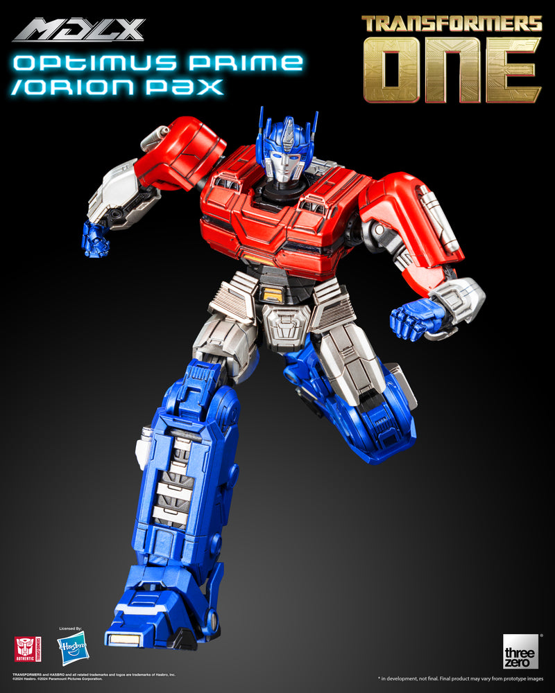 Transformers One threezero MDLX Optimus Prime/Orion Pax