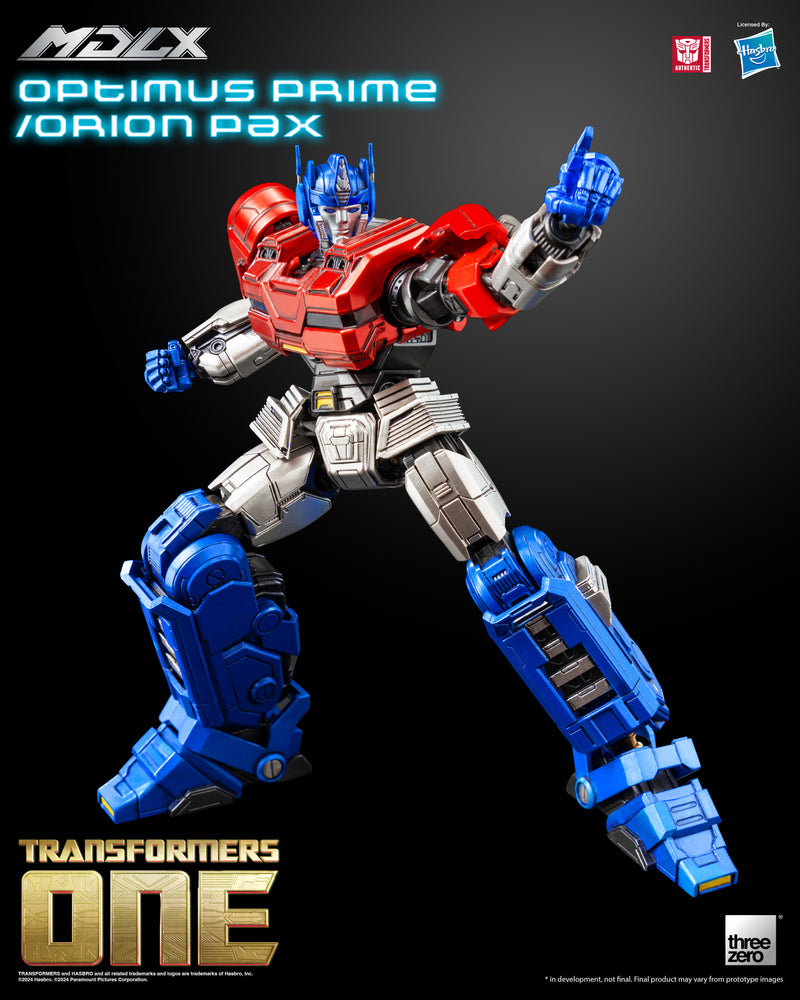 Transformers One threezero MDLX Optimus Prime/Orion Pax