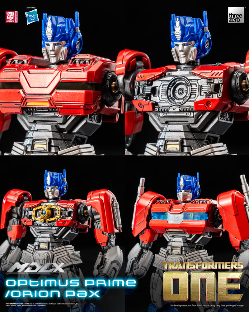 Transformers One threezero MDLX Optimus Prime/Orion Pax