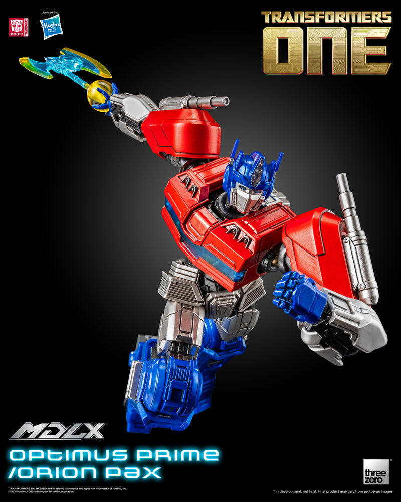 Transformers One threezero MDLX Optimus Prime/Orion Pax