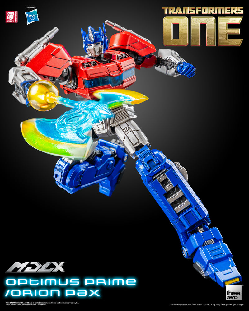 Transformers One threezero MDLX Optimus Prime/Orion Pax