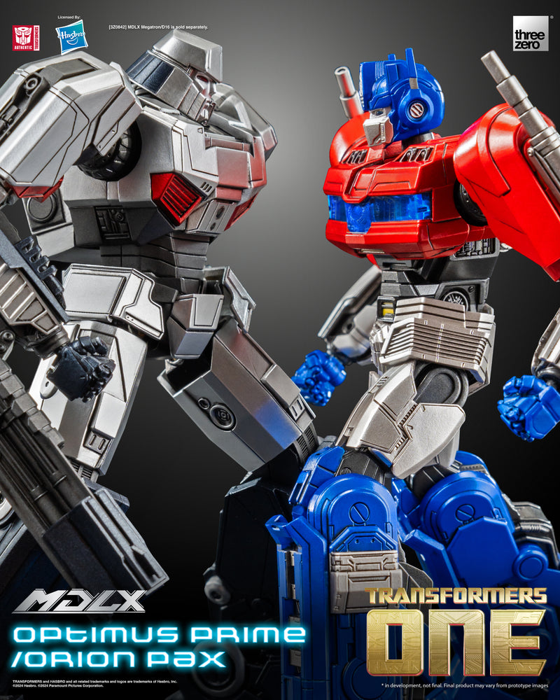 Transformers One threezero MDLX Optimus Prime/Orion Pax