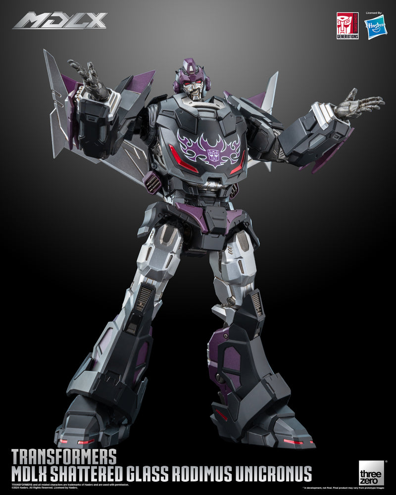 Transformers threezero  MDLX Shattered Glass Rodimus Unicronus