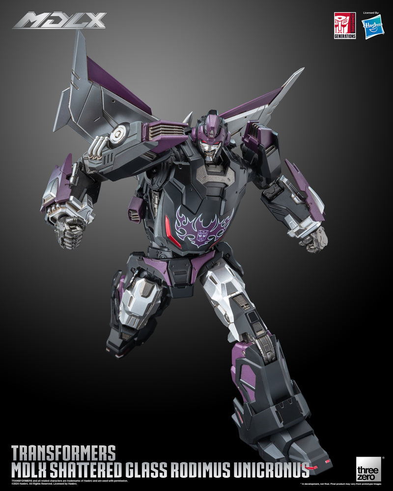 Transformers threezero  MDLX Shattered Glass Rodimus Unicronus