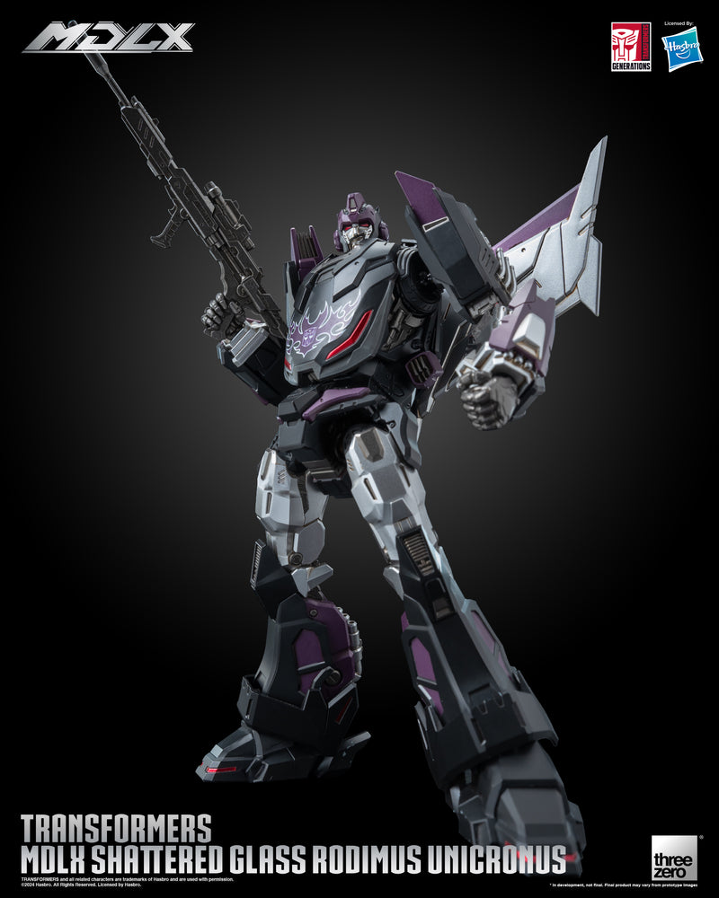 Transformers threezero  MDLX Shattered Glass Rodimus Unicronus