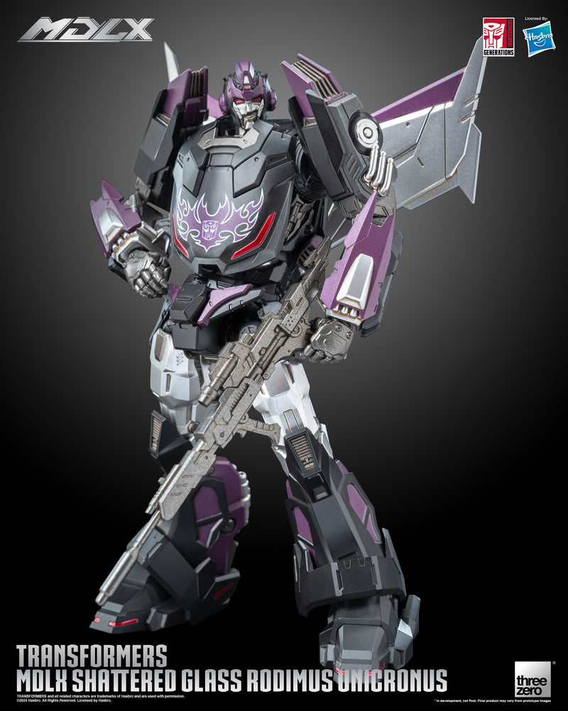 Transformers threezero  MDLX Shattered Glass Rodimus Unicronus