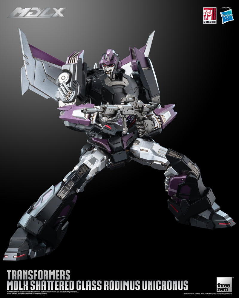 Transformers threezero  MDLX Shattered Glass Rodimus Unicronus