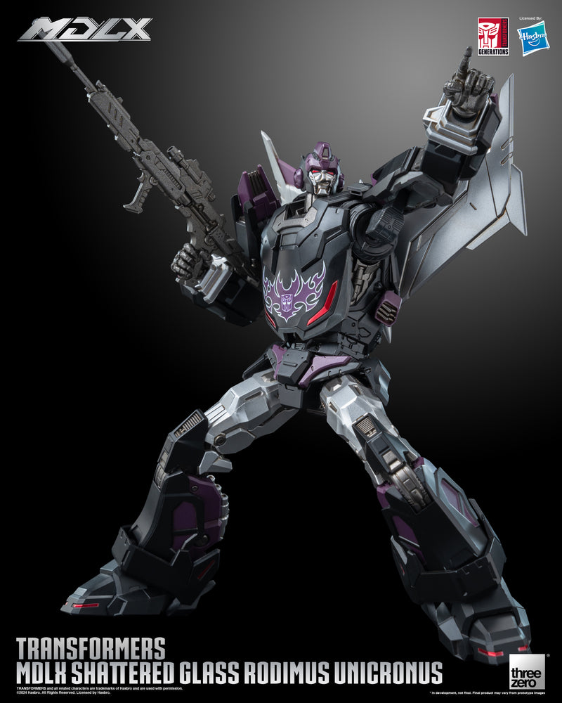 Transformers threezero  MDLX Shattered Glass Rodimus Unicronus