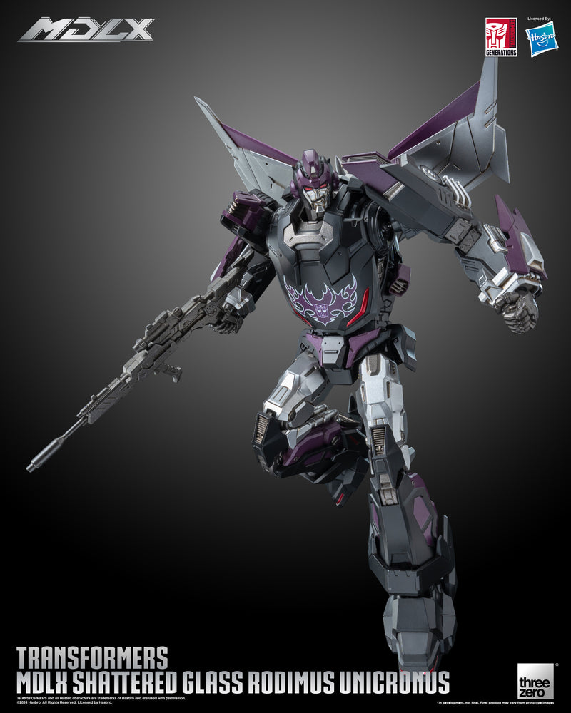 Transformers threezero  MDLX Shattered Glass Rodimus Unicronus