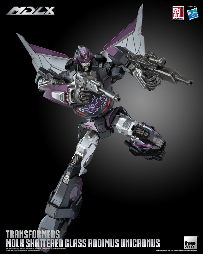 Transformers threezero  MDLX Shattered Glass Rodimus Unicronus