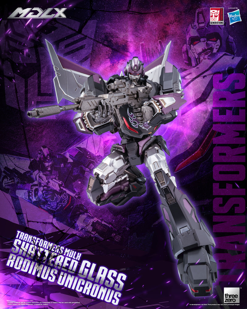 Transformers threezero  MDLX Shattered Glass Rodimus Unicronus