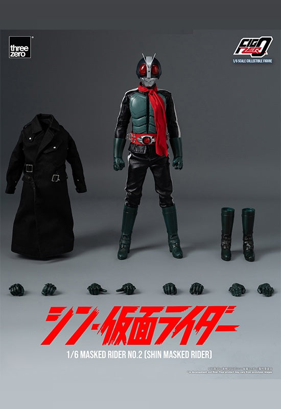 SHIN MASKED RIDER threezero 3A FigZero 1/6 Masked Rider No.2 (SHIN MASKED RIDER)