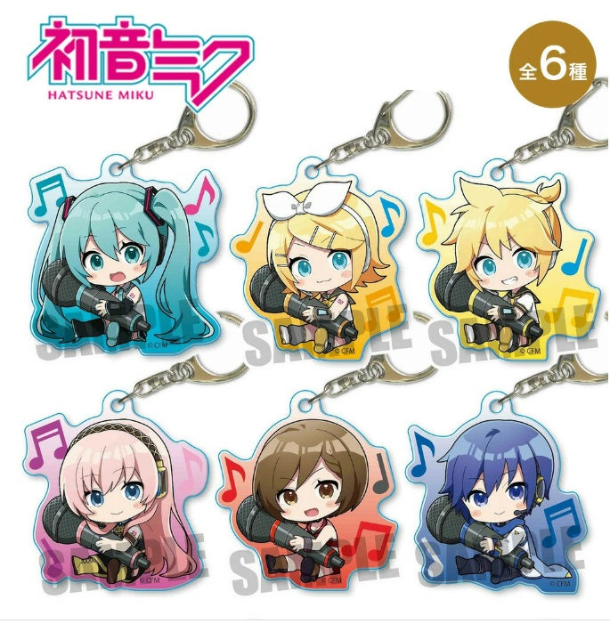 Vocaloid Character Miku Hatsune Bell House GyuGyutto Acrylic Key Chain Miku