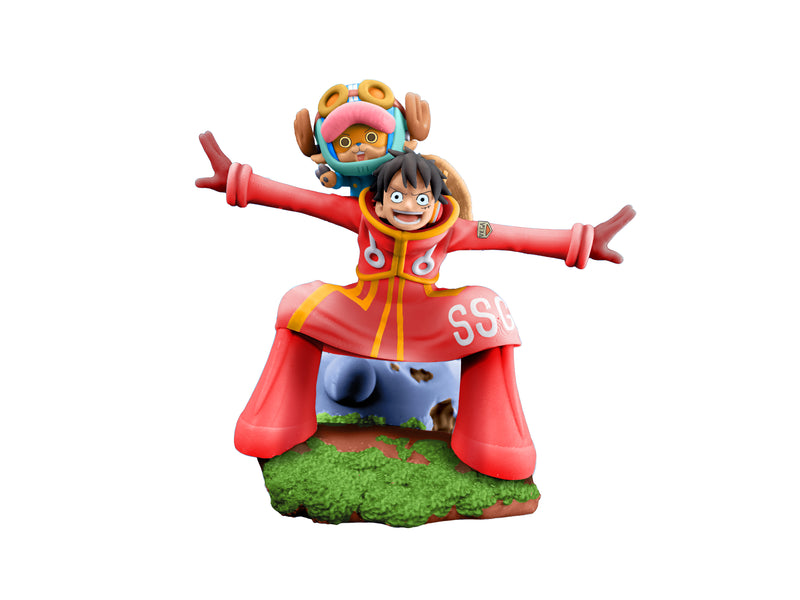 One Piece MEGAHOUSE Petitrama series LOGBOX RE BIRTH Ver. Egghead set