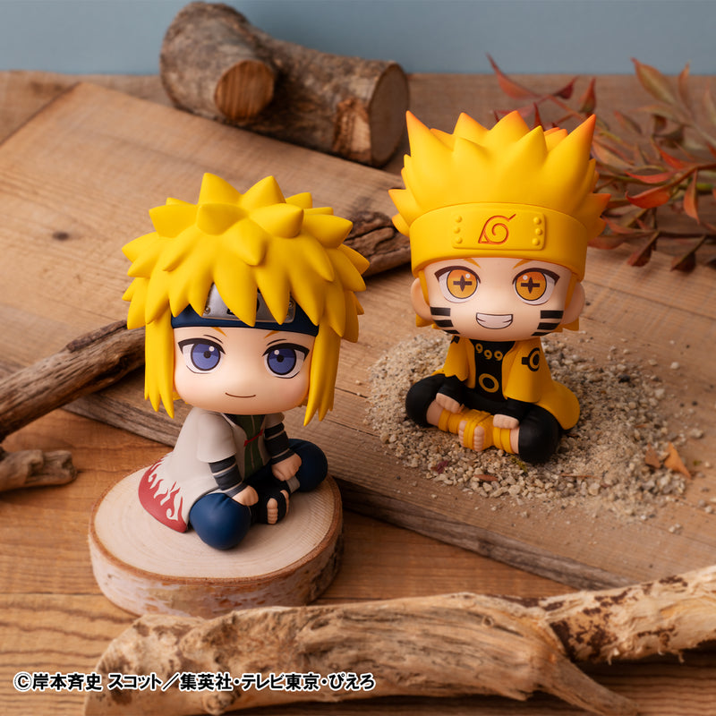 NARUTO Shippuden MEGAHOUSE Lookup Naruto Uzumaki Six Paths Sage Mode & Minato Namikaze【with gift】