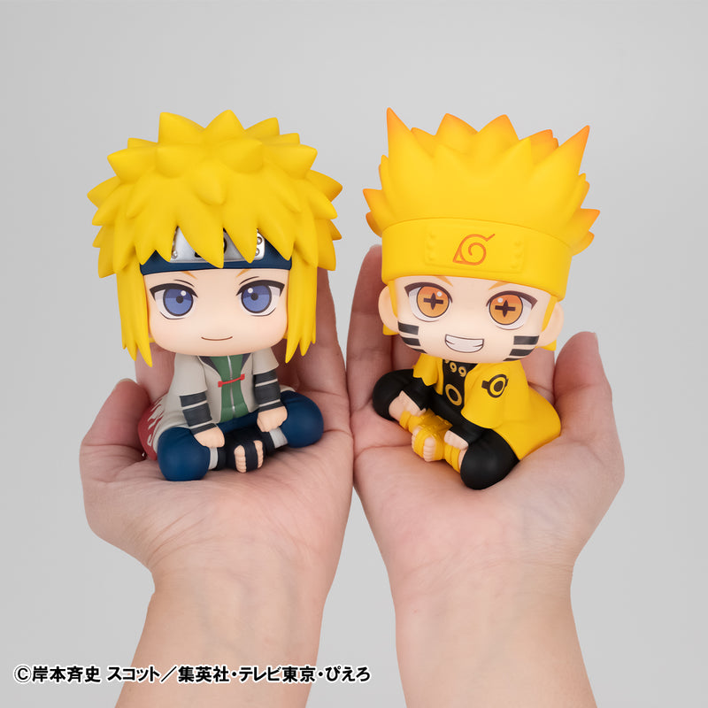 NARUTO Shippuden MEGAHOUSE Lookup Naruto Uzumaki Six Paths Sage Mode & Minato Namikaze【with gift】