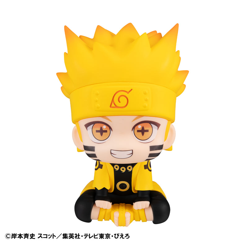 NARUTO Shippuden MEGAHOUSE Lookup Naruto Uzumaki Six Paths Sage Mode & Minato Namikaze【with gift】