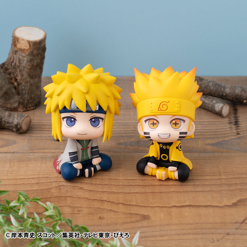 NARUTO Shippuden MEGAHOUSE Lookup Naruto Uzumaki Six Paths Sage Mode & Minato Namikaze【with gift】