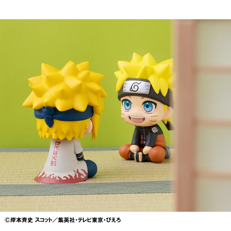 NARUTO Shippuden MEGAHOUSE Lookup Naruto Uzumaki Six Paths Sage Mode & Minato Namikaze【with gift】